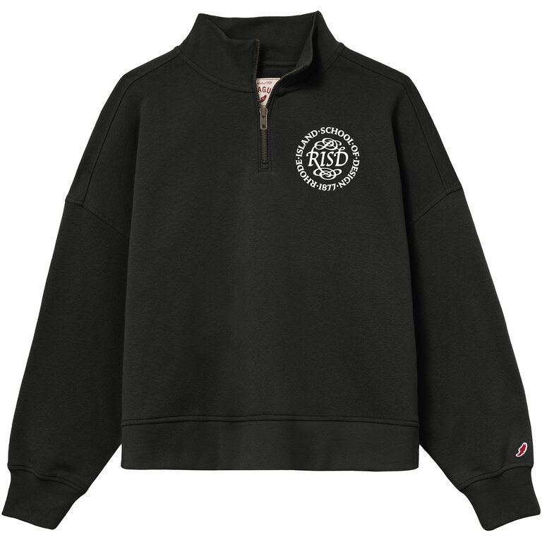 L2 Brand Diana Quarter Zip Embroidered Medallion