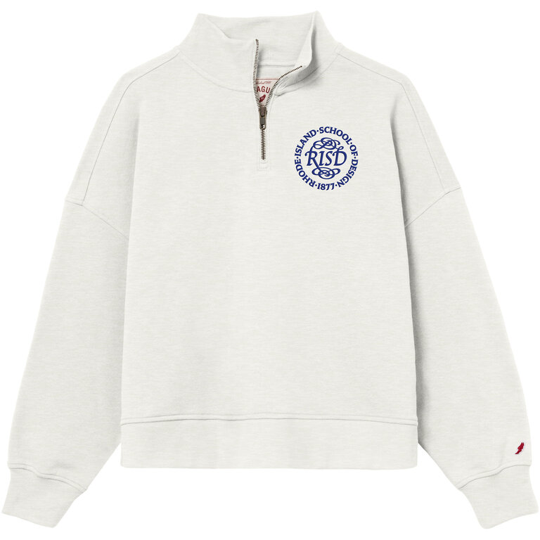 L2 Brand Diana Quarter Zip Embroidered Medallion