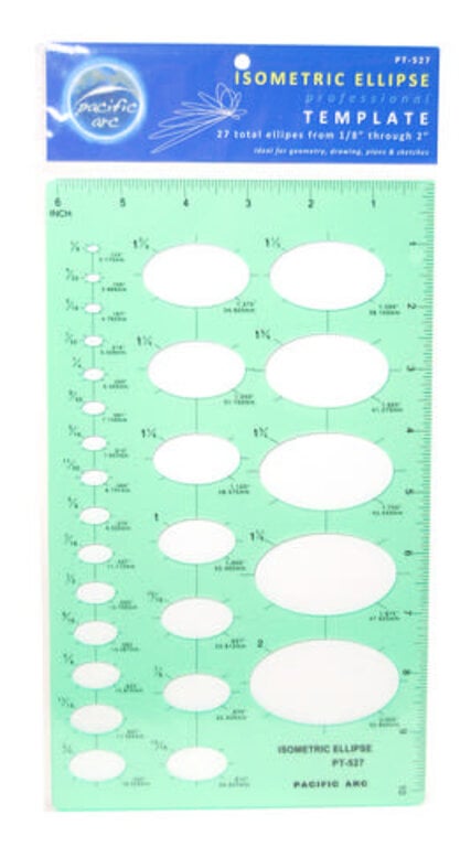 Pacific Arc Pacific Arc Template Isolmetric 1/8"-2"