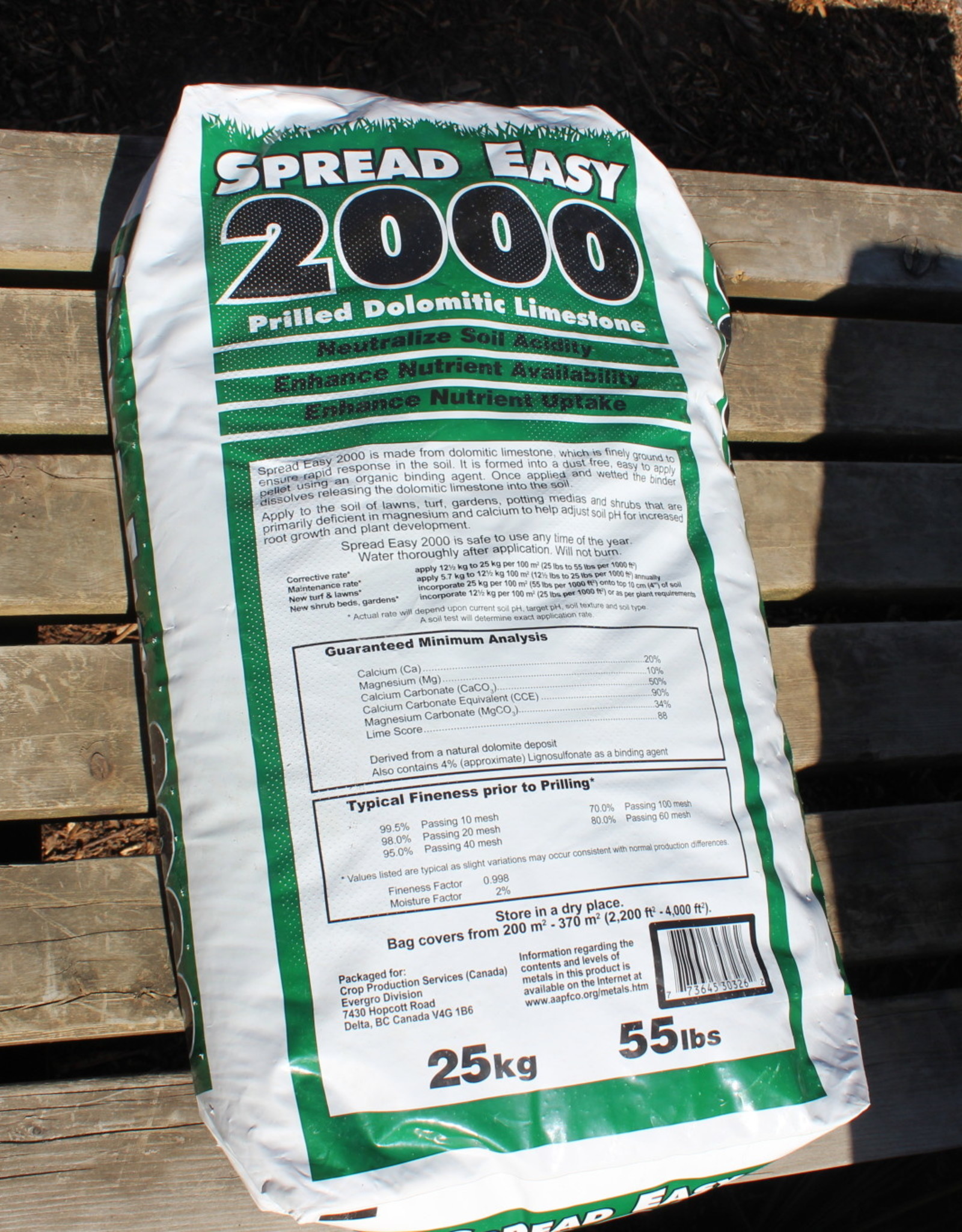 Dolomite Spread Easy 2000 25 kg 55 lb