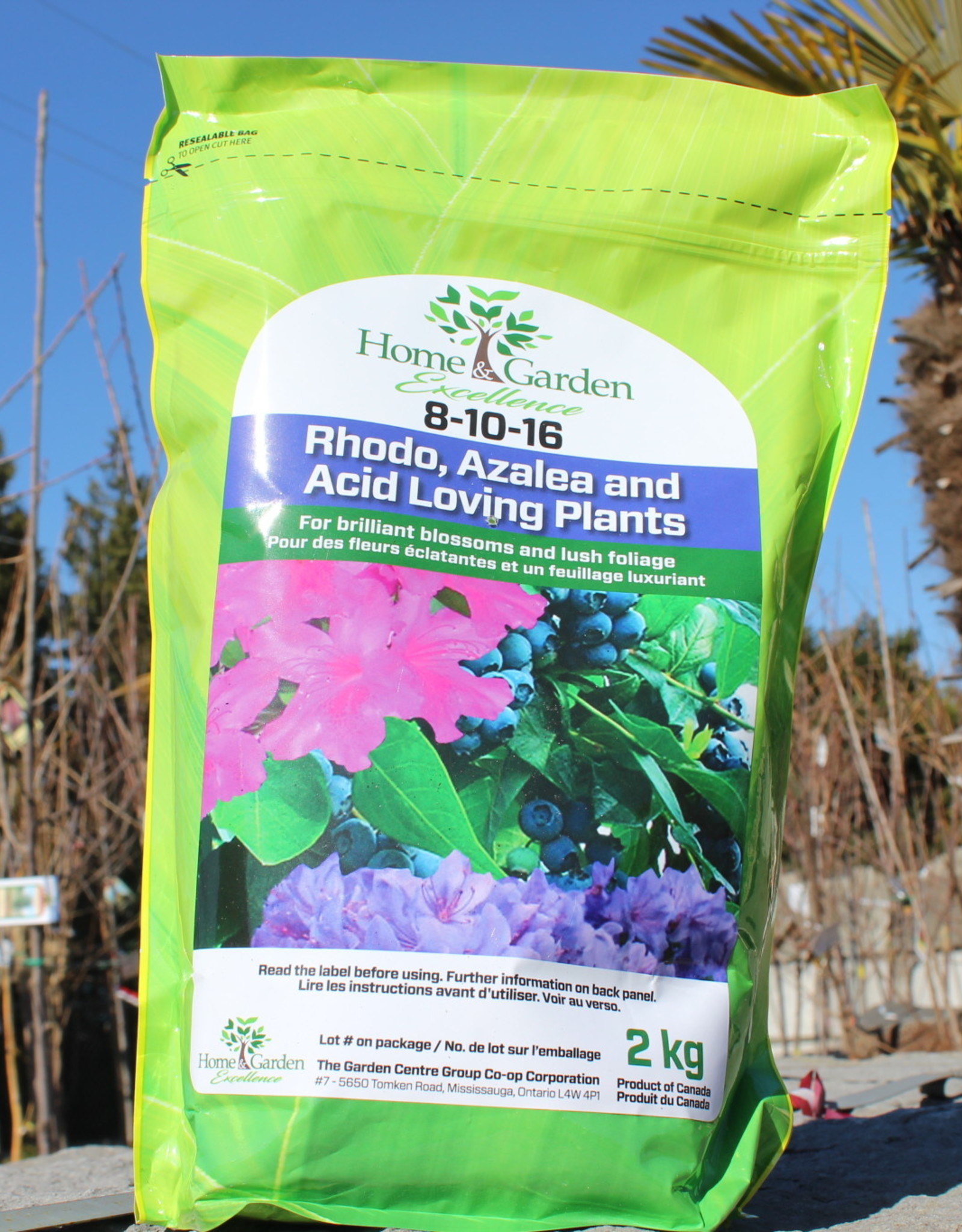 HGE 8-10-16 Rhodo & Azalea Acid Loving Plants 2Kg