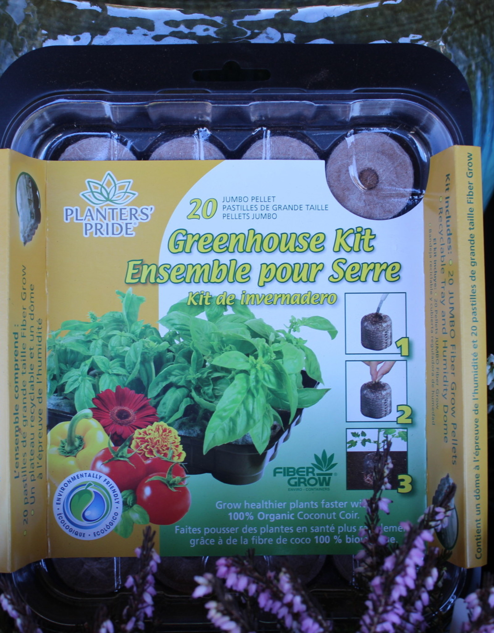 20 42mm Coconut Coir Pellet Greenhouse Kit