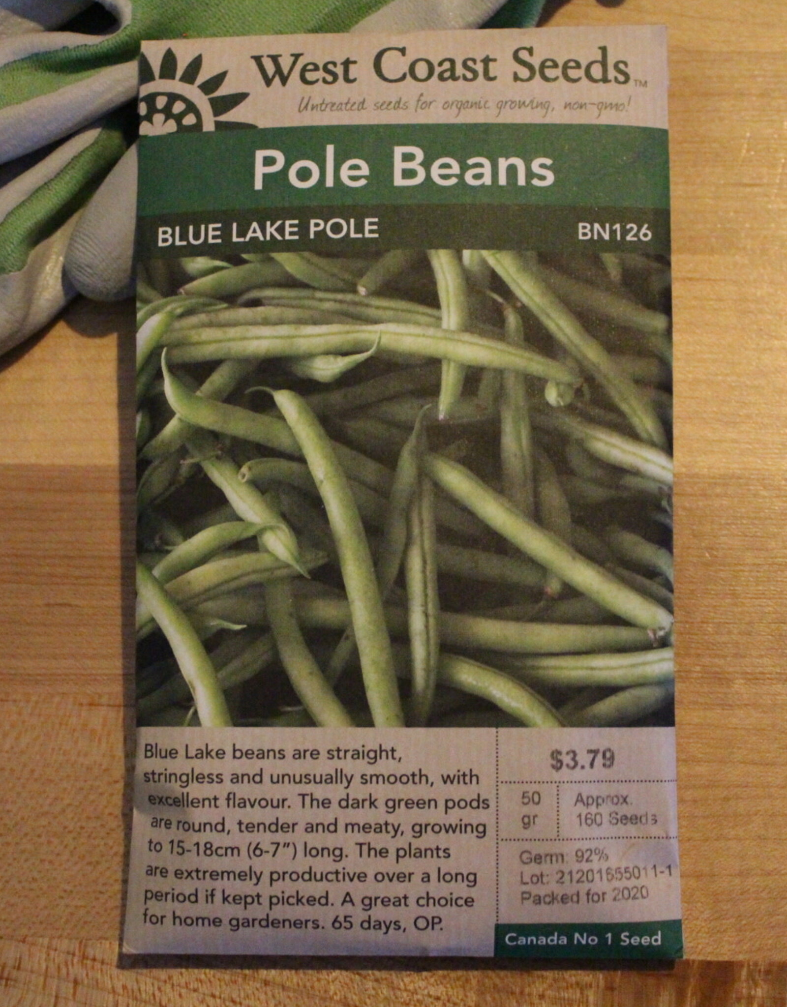 West Coast Seeds Blue Lake