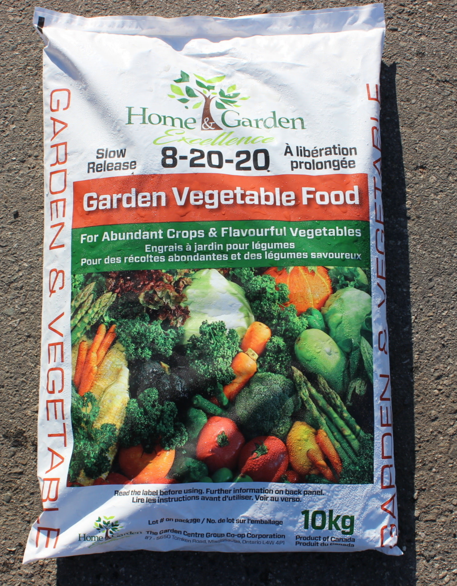 HGE Garden Vegetable Food 8-20-20 10kg