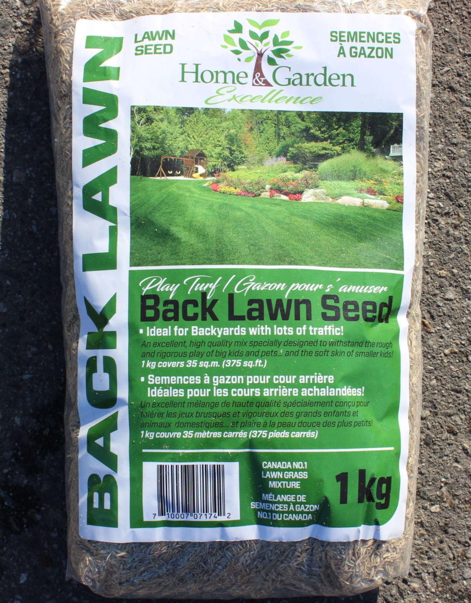 HGE Grass Seed Backlawn 1kg