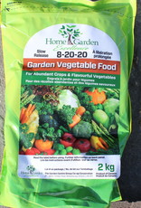 HGE Garden Vegetable Food 8-20-20 2kg