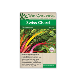 West Coast Seeds Swiss Chard - Celebration
