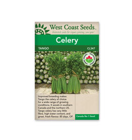 West Coast Seeds Celery - Tango (Coated) Certified Organic