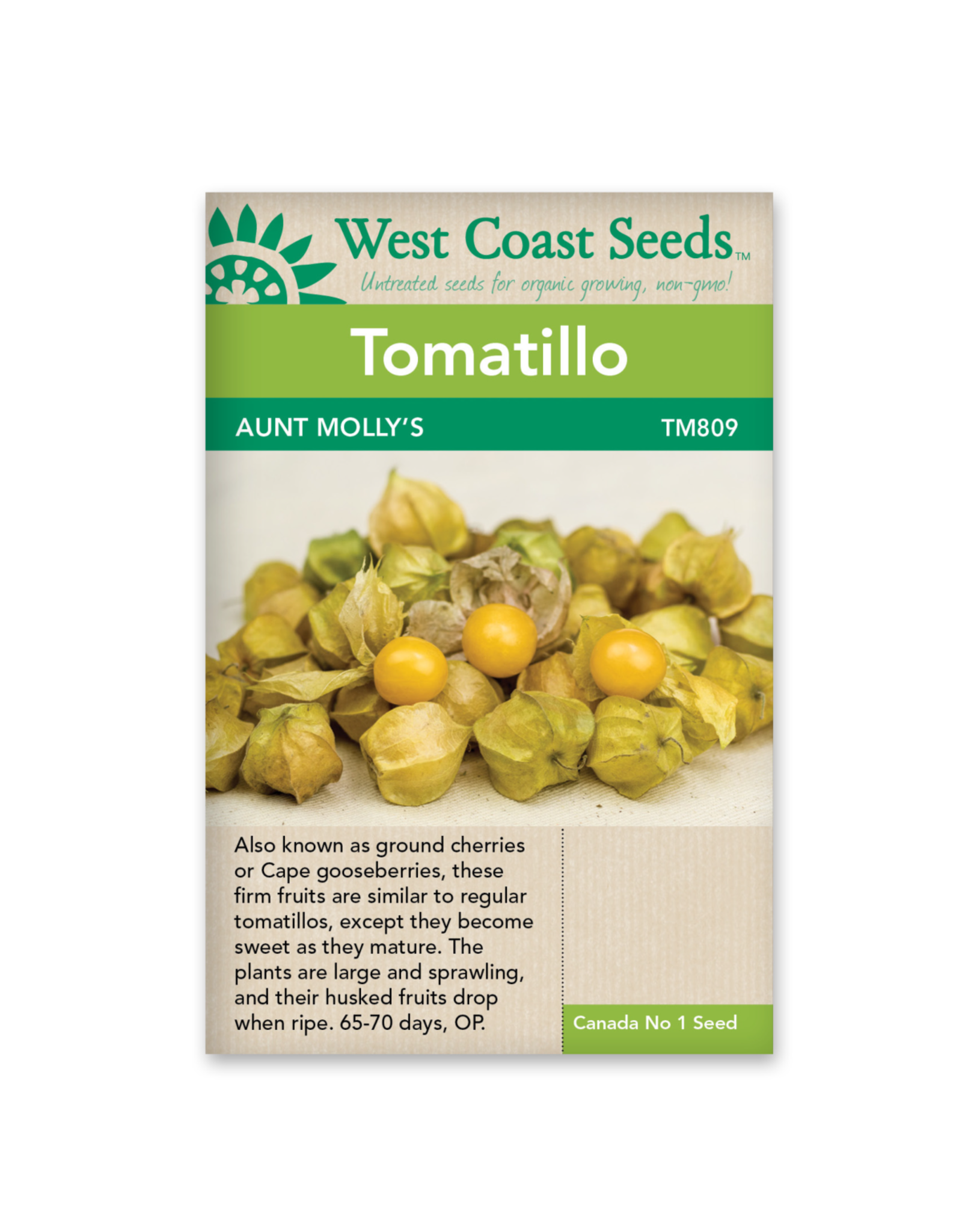 West Coast Seeds Tomatillo - Aunt Molly's
