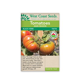 West Coast Seeds Tomato - Black Krim Certified Organic