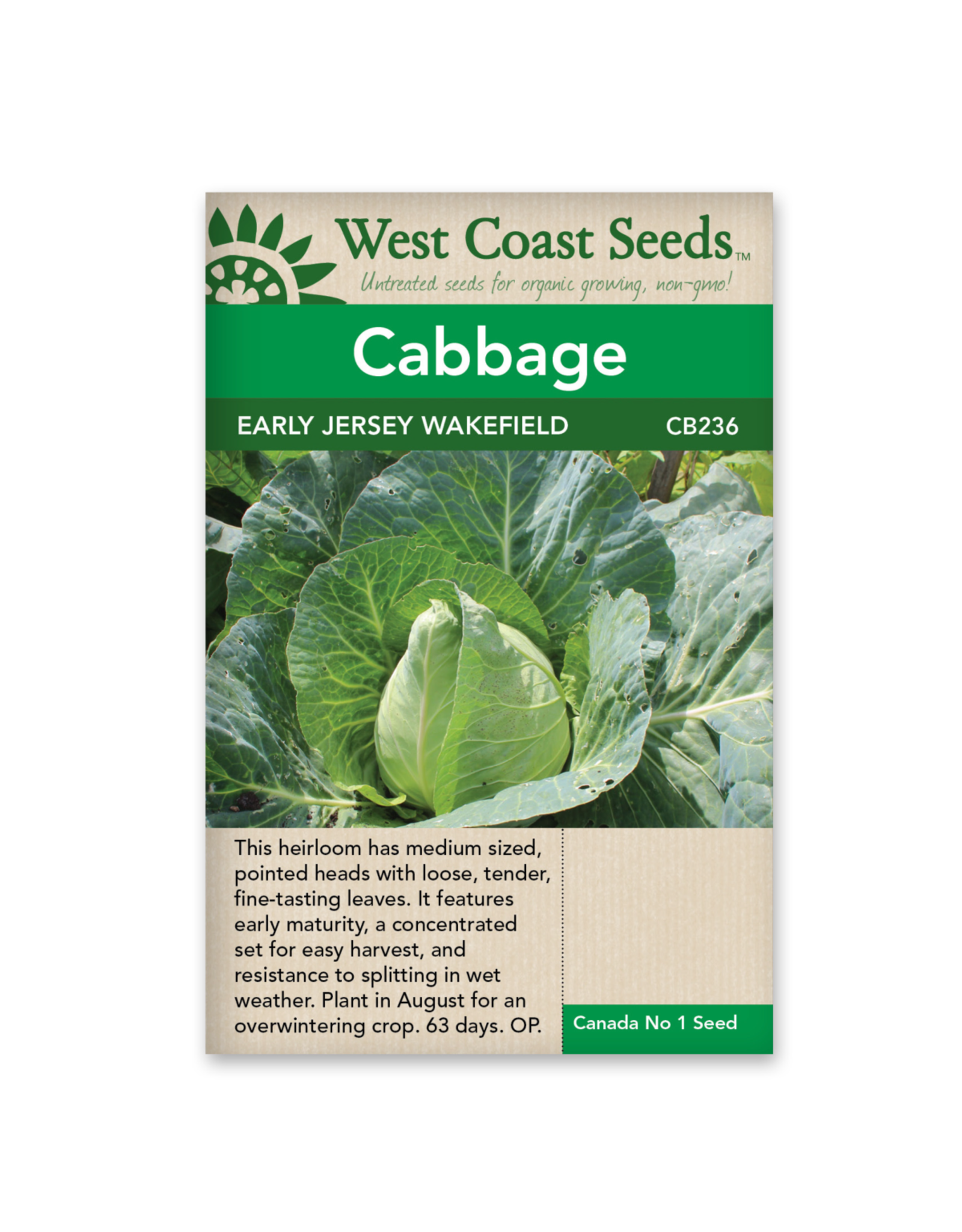 West Coast Seeds Early Jersey Wakefield
