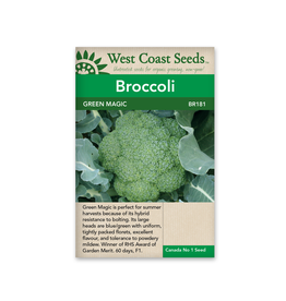 West Coast Seeds Broccoli - Green Magic F1