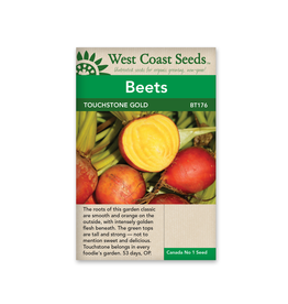 West Coast Seeds Beets - Touchstone Gold Organic