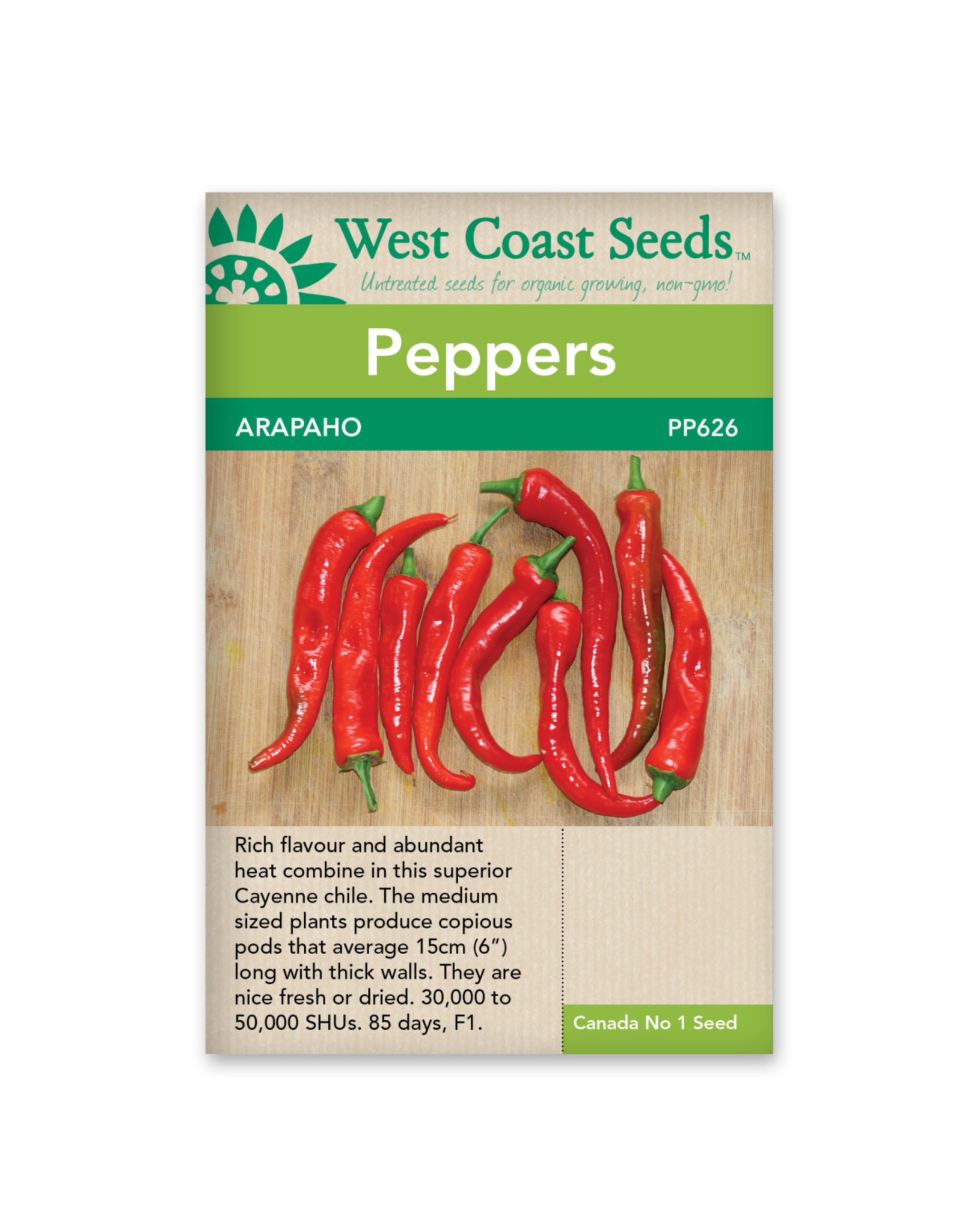 West Coast Seeds Peppers - Arapaho
