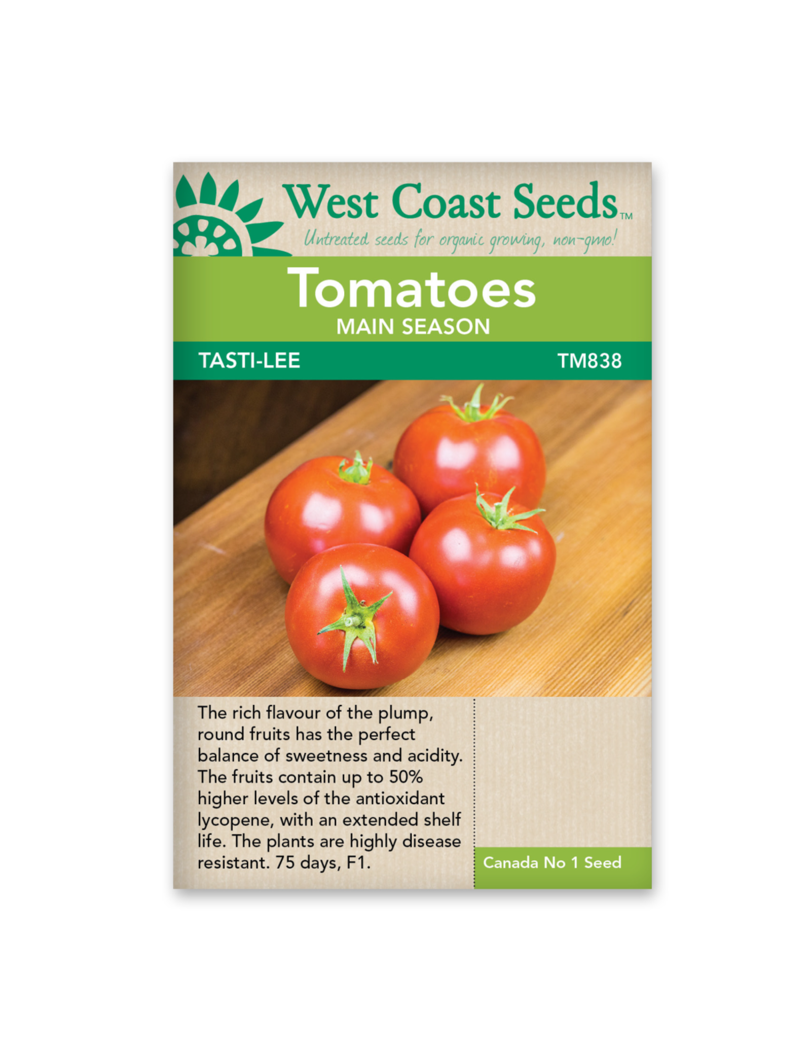 West Coast Seeds Tasti-Lee F1 (Coated)