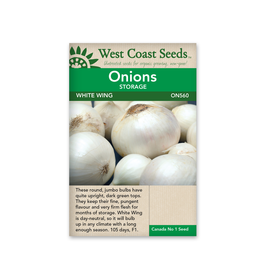 West Coast Seeds Onions - White Wing F1 Coated