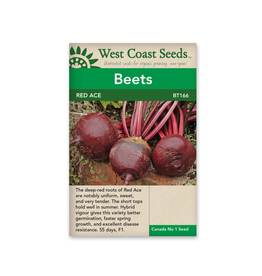 West Coast Seeds Beets - Red Ace F1