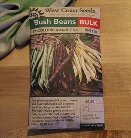 West Coast Seeds Tricolor Bean Blend