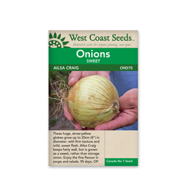 West Coast Seeds Onions - Ailsa Craig
