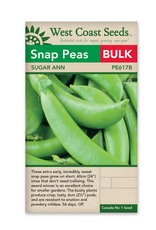West Coast Seeds Peas - Sugar Ann