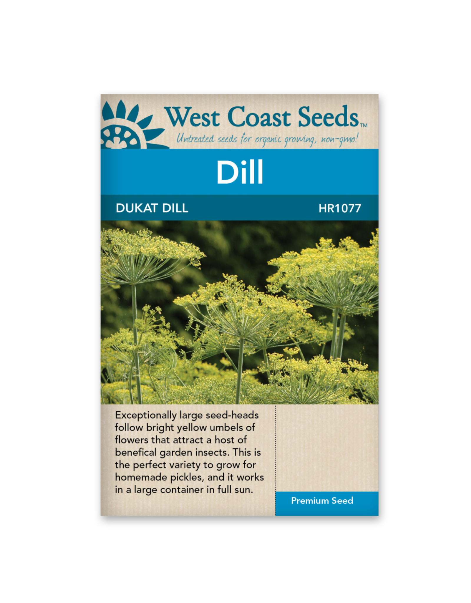 West Coast Seeds Dukat Dill Seed