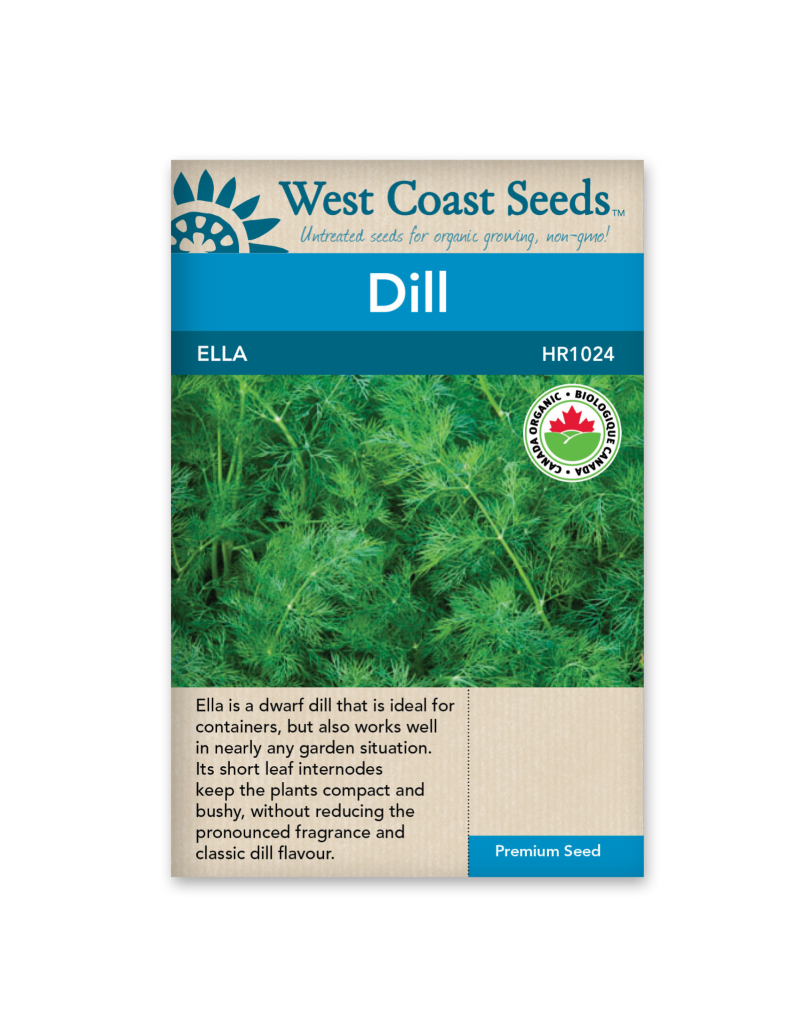 West Coast Seeds Dill - Ella Organic