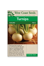 West Coast Seeds Turnip - Hakurei F1
