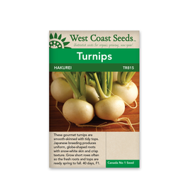 West Coast Seeds Turnip - Hakurei F1