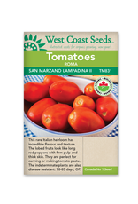 West Coast Seeds Tomatoes - San Marzano Lampadina 2 Organic