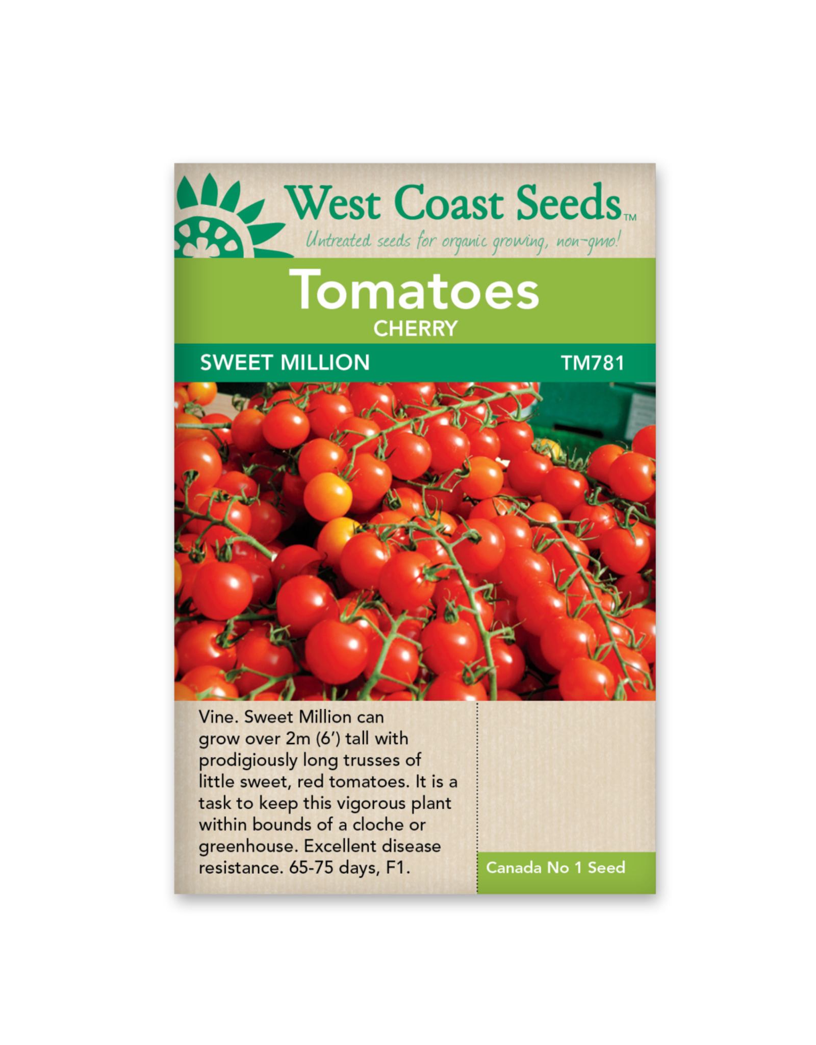 West Coast Seeds Tomatoes - Sweet Million F1