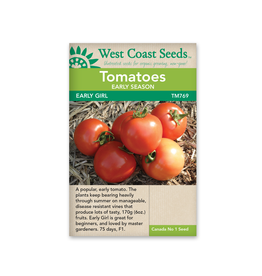 West Coast Seeds Tomato - Early Girl F1