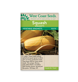 West Coast Seeds Squash-Winter - Spaghetti Squash