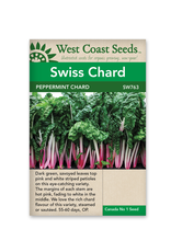 West Coast Seeds Swiss Chard - Peppermint
