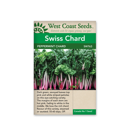 West Coast Seeds Swiss Chard - Peppermint