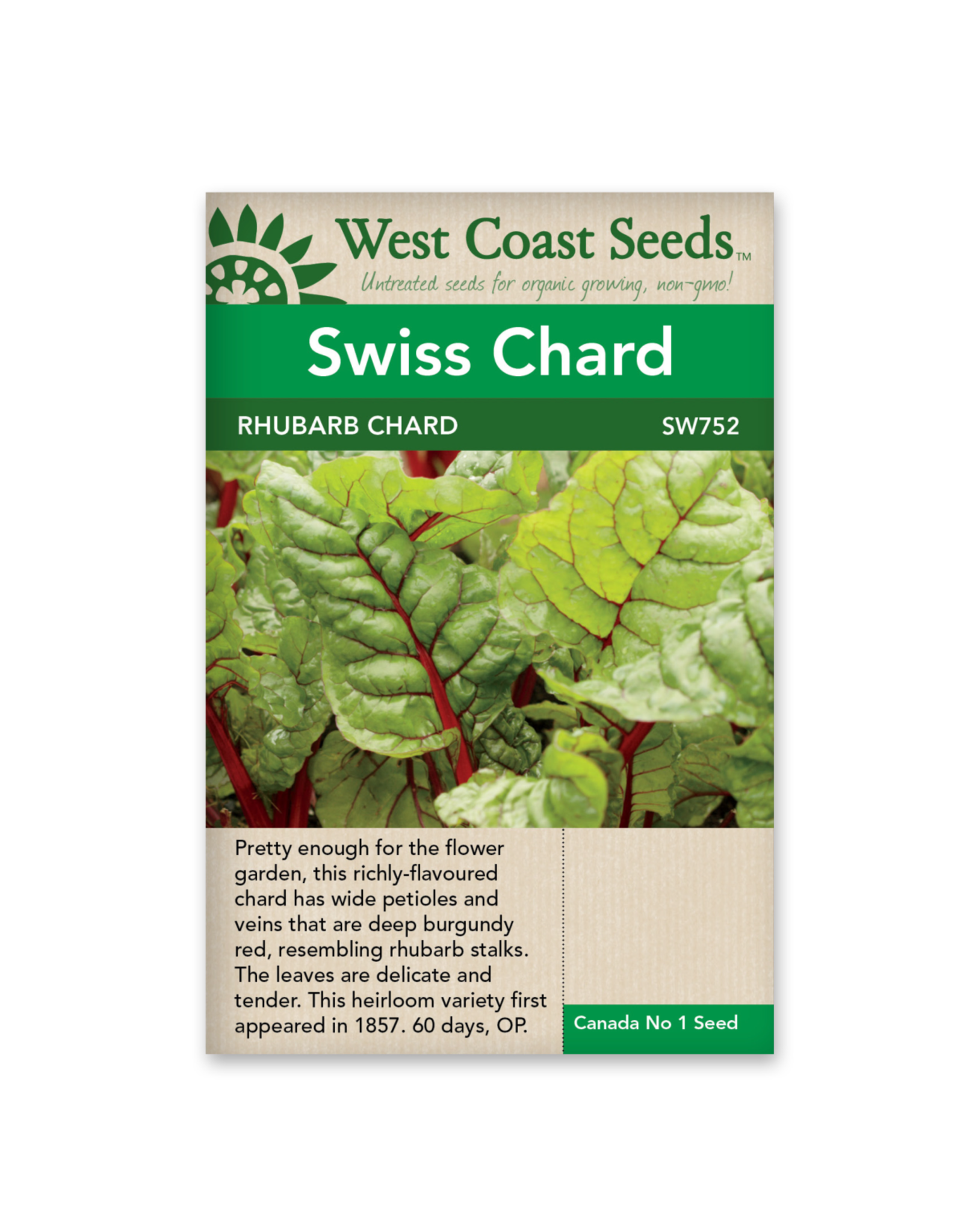 West Coast Seeds Rhubarb Chard