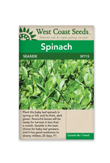 West Coast Seeds Spinach - Seaside F1