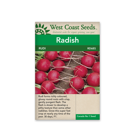West Coast Seeds Radish - Rudi A