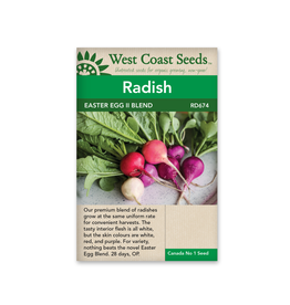 West Coast Seeds Radishes - Easter Egg II