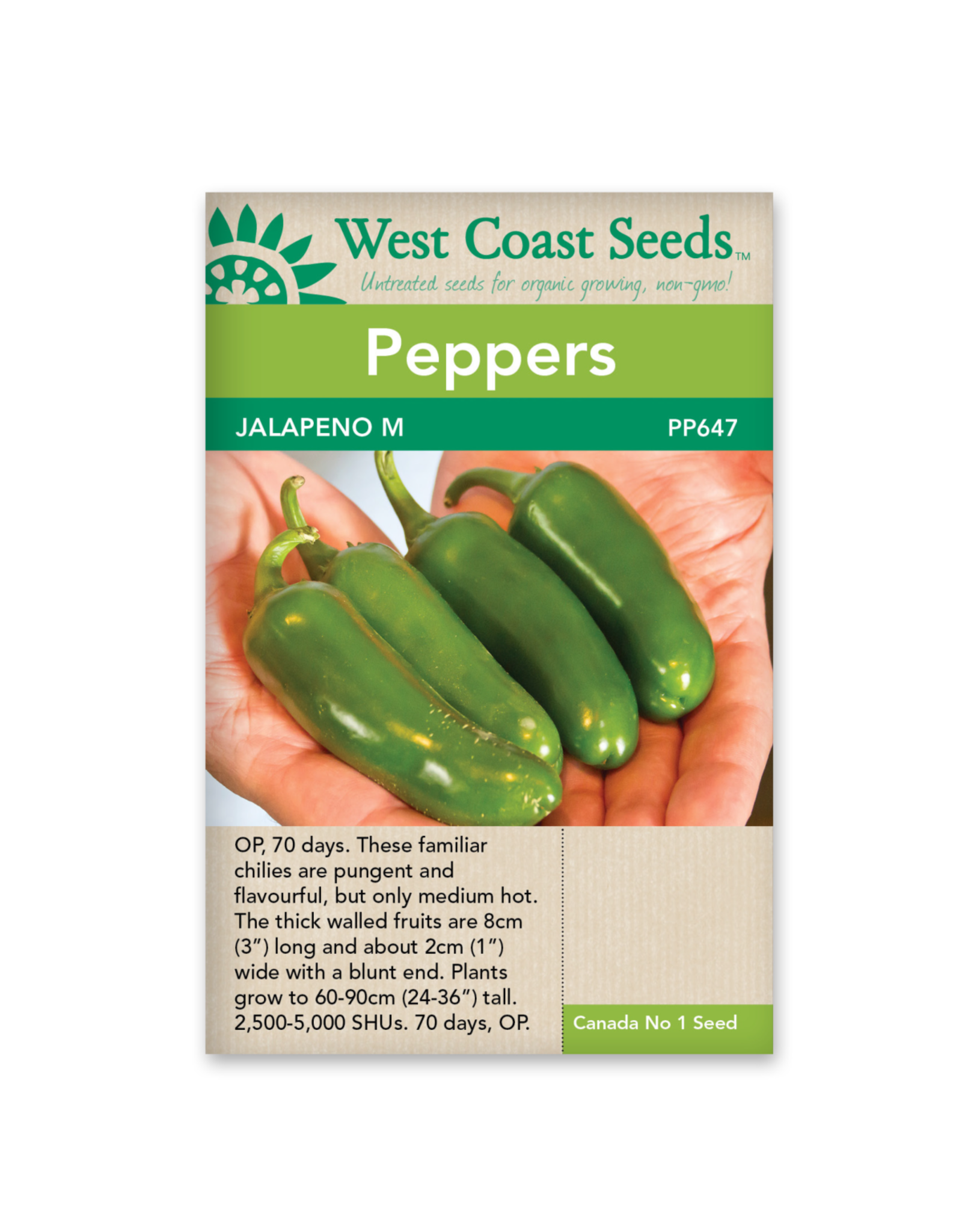 West Coast Seeds Pepper-Hot - Jalapeno M