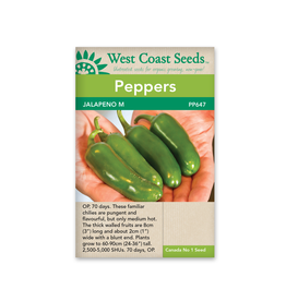 West Coast Seeds Pepper-Hot - Jalapeno M