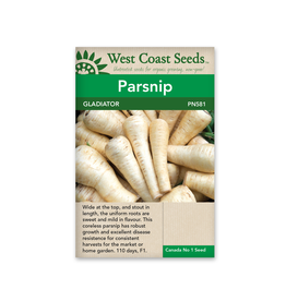 West Coast Seeds Parsnips - Gladiator F1