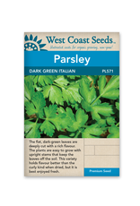 West Coast Seeds Parsley - Dark Green Italian