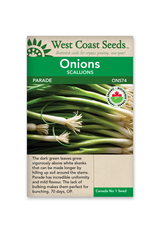 West Coast Seeds Onions - Parade Coated Organic