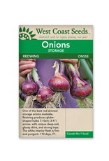 West Coast Seeds Onions - Redwing F1 Coated