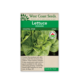 West Coast Seeds Lettuce - Coastal Star Organic