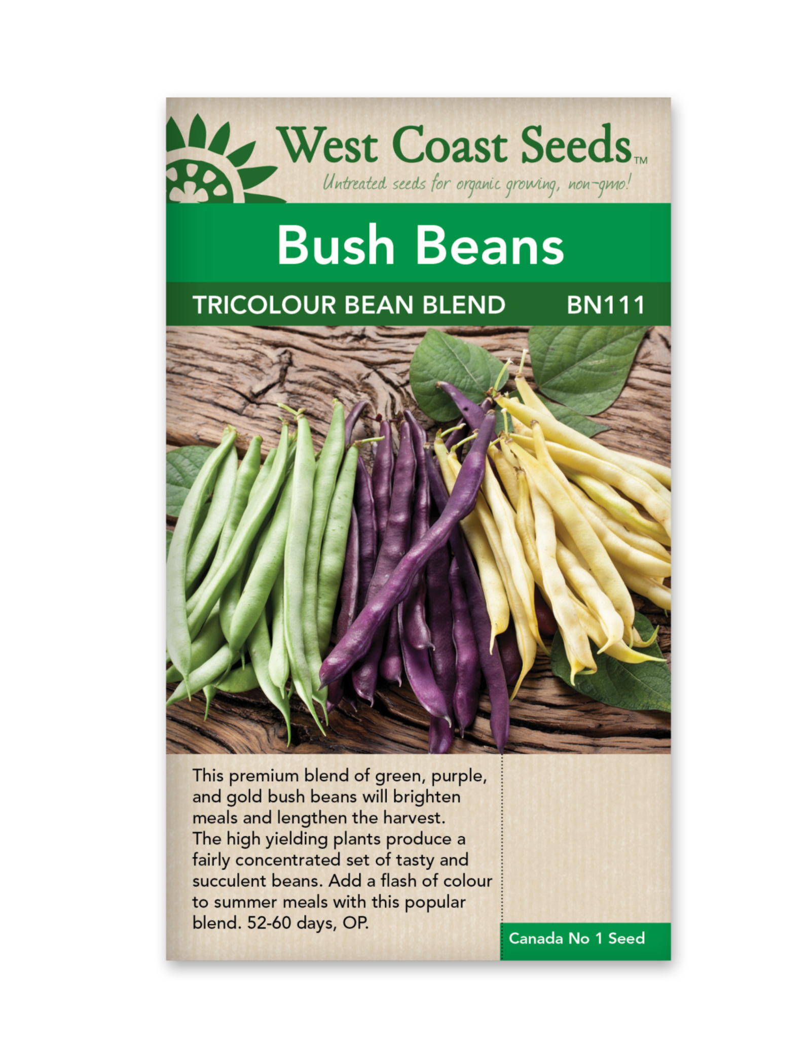 West Coast Seeds Beans - Tricolour Bean Blend