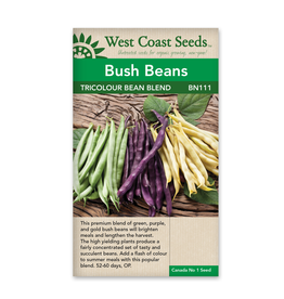 West Coast Seeds Beans - Tricolour Bean Blend