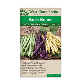 West Coast Seeds Tricolor Bean Blend