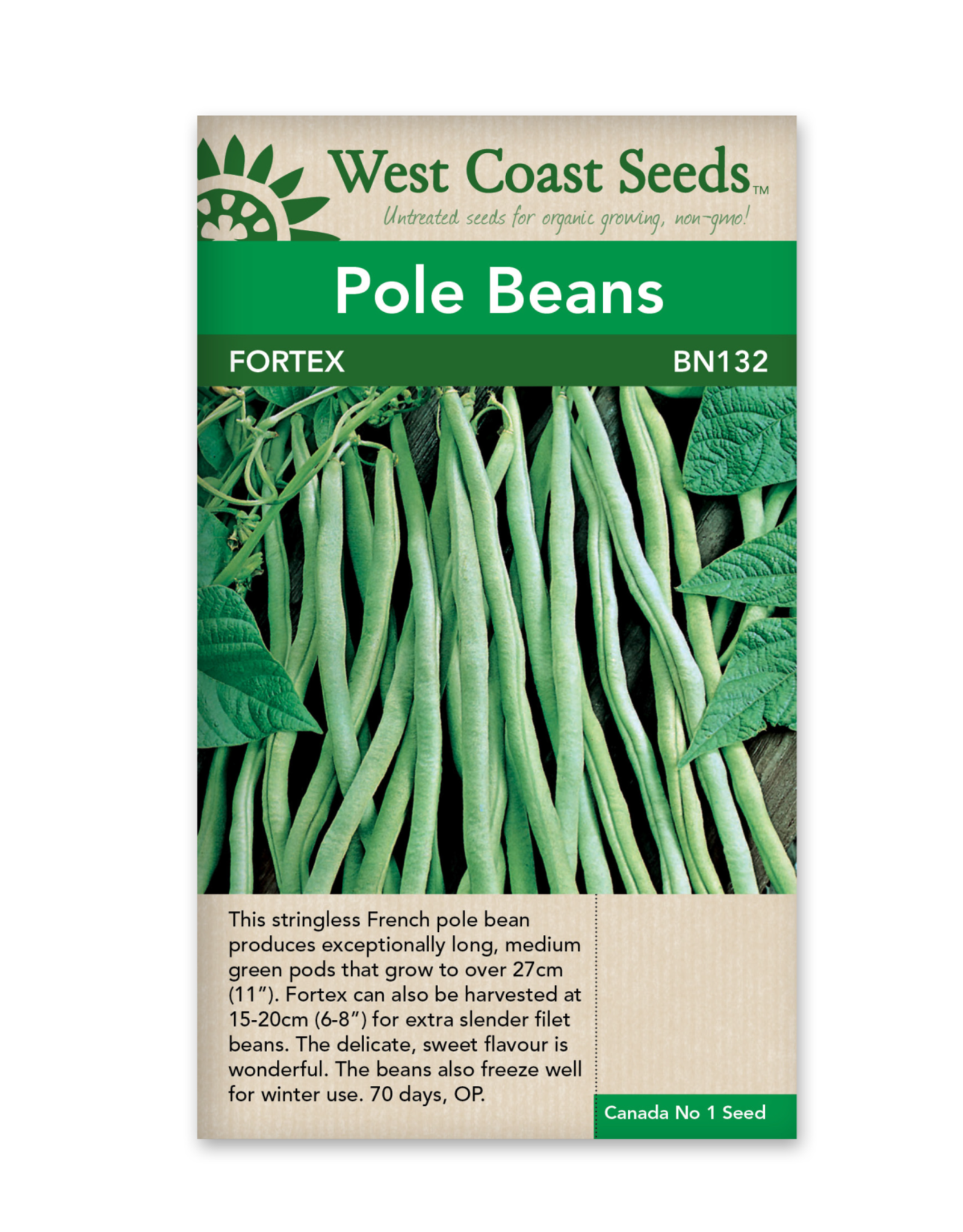 West Coast Seeds Beans - Fortex Filet
