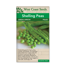West Coast Seeds Peas - Green Arrow